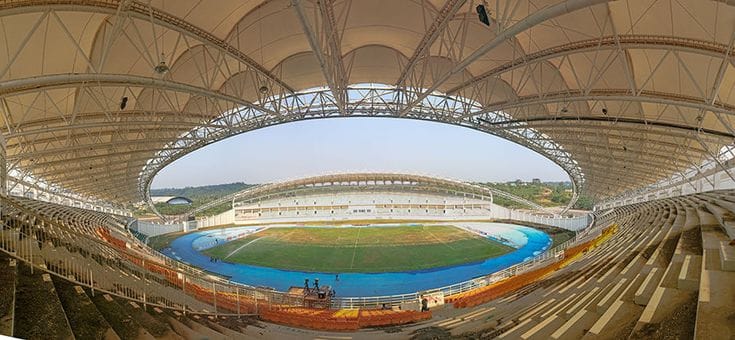 Atap membran stadion