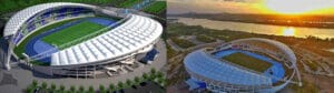 atap membran stadion aji imbut