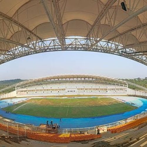 atap membran stadion